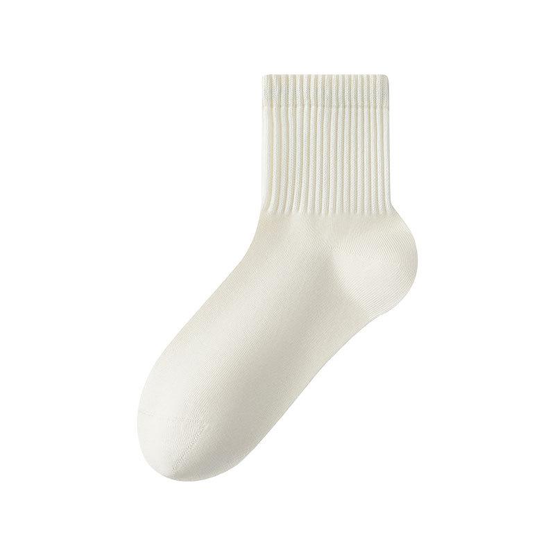 2025 Men's Aloe Vera Antibacterial Mid-Calf Cotton Socks