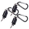 Set of 3 Fishing Tackle Magnet Releasers with Carabiner and Hooks, Super Strong Magnets