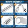 Double Tires Air Inflation Kit - Dually Valve Stem Extenders Kit for Easy Connection To Tire Valves and Equipment, Valve Stem Extenders for Easy Tire