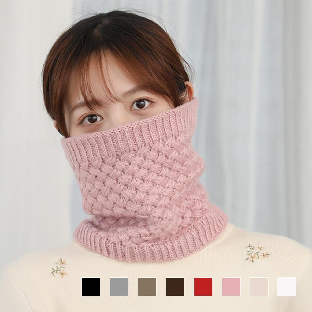 Women's Winter Soft Knit Fur Neck Warmer