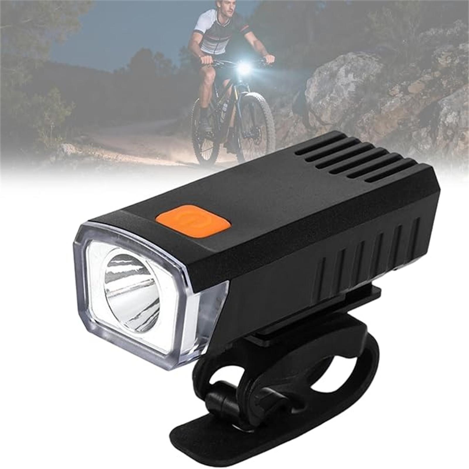 USB Rechargeable  Headlight – Super Bright Front & Rear  Lights for Night Riding, Outdoor Cycling & Mountain Bikes One Size