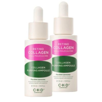Retino Collageen Laag Moleculair 300 Collageen Pomp Ampul Verstevigende & Elasticiteit Verzorging 30ml x2