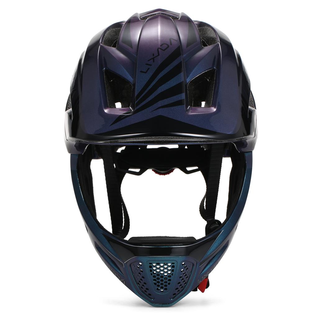 Kids Detachable Full Face Helmet Children Sports Safety Bike Helmet Protective Gear for Cycle Skateboarding Roller