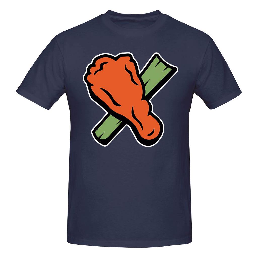 Buffalo Chicken Wing Drumstick And Celery Salt Style Tshirt Casual And Loose Full Texture Shirt