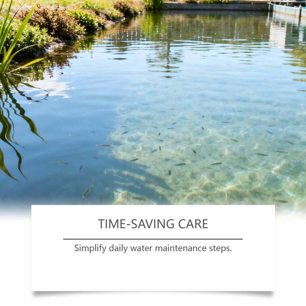 Water Quality Care Powder Gentle Purification of Aquariums, Outdoor Ponds, and Water Features for Clear and Bright Water, Daily Maintenance