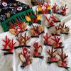 Children Cute Headwear Antler Hairpin Hair Accessories Deer Horn Barrette Merry Christmas Decor