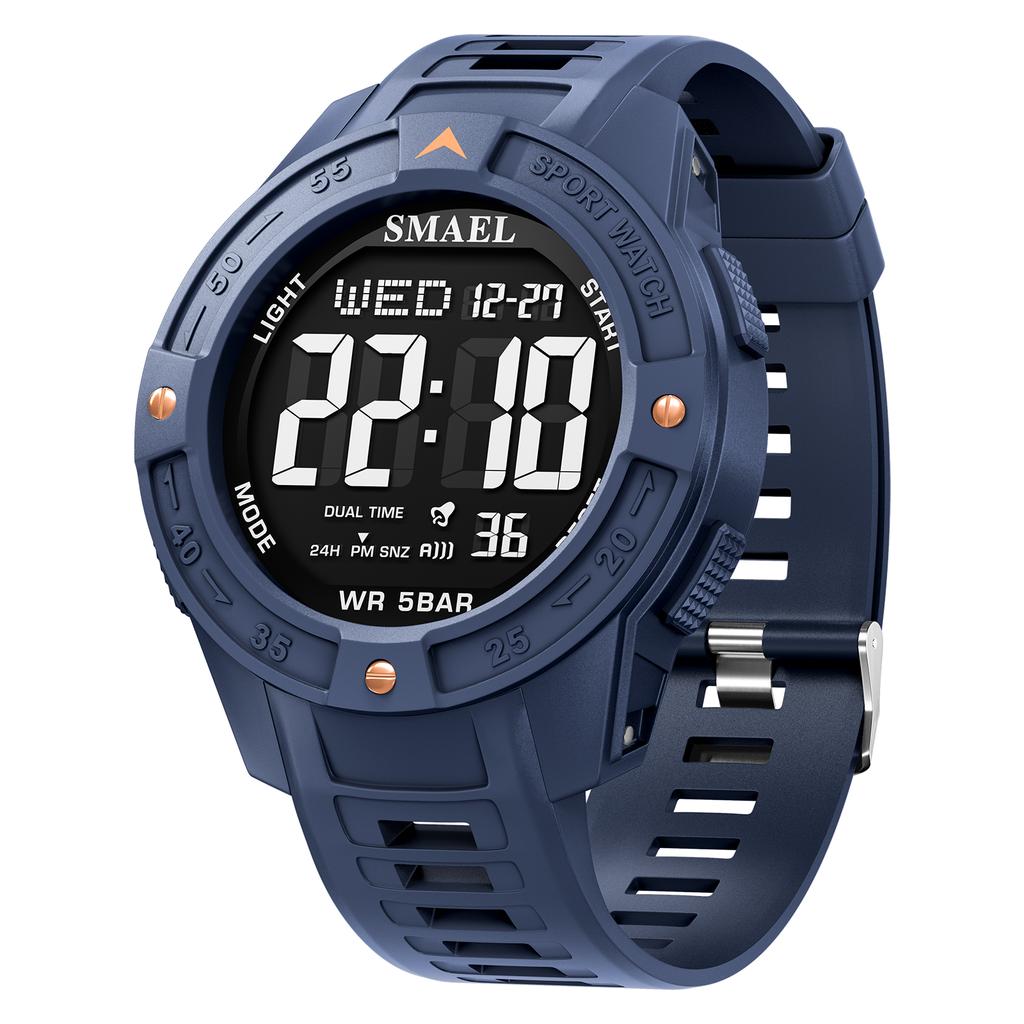 SMAEL Brand 8126 Waterproof Dropshipping Watch Alarm Clock Night Light Young Fashion Business Quartz Sport Wristwatches