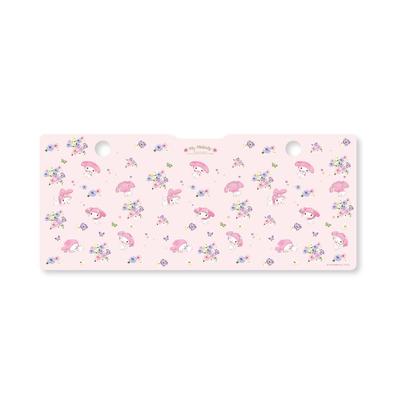 Tapete de Mesa Allone, 140cm, para Mesas com Altura Ajustável Elétrica, Personagens Sanrio, My Melody, 140 x 0,3 x 60cm, Costurado para Evitar Desfiamento, Antiderrapante