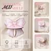 Pink Decorative Wall Shelves Cute Bow Wooden Shelf, Shaped Display Rack, Mount Mounted Bedside Shelf Storage for Bedroom Vanity Room, Small Plants Tie