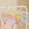 Traceless Folding Drying Rack Non-slip Sock Hanging Clips Clothes Drying Rack Laundry Hanger  Socks