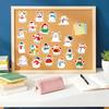 50 Snowman Stickers Cartoon Holiday Decoration Scene Setup Stickers