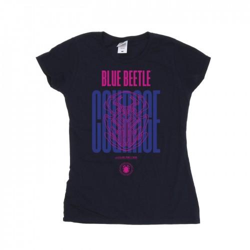 Blue Beetle Womens/Ladies Courage Cotton T-Shirt