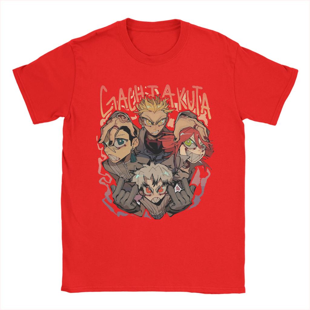 Japanese Anime Gachiakuta Cleaners T Shirt Unisexs  Pure Cotton Vintage TShirts Crew Neck  Tees Short Sleeve Tops Birthday Gift