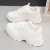 Dad Shoes Girl 2025 New Popular Spring and Summer Mesh Breathable Versatile Platform Casual Sneakers Lightweight Little White Shoes