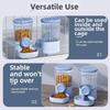 Large Capacity Automatic Pet Feeder Cage Mounted Detachable Dog Water Dispenser Thicken Siphon Principle Food Container