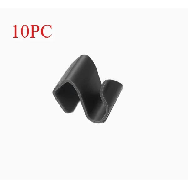 10Pc Co-pilot Hook Car Multi-Functional Storage Practical Organizing Accessory, No-Damage Installation Storage Black-10PC