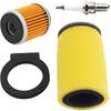 Road Passion Air Filter & Oil Filters & Spark Plugs Kits Compatible with Yamaha Big Bear 350 Kodiak 400 4x4