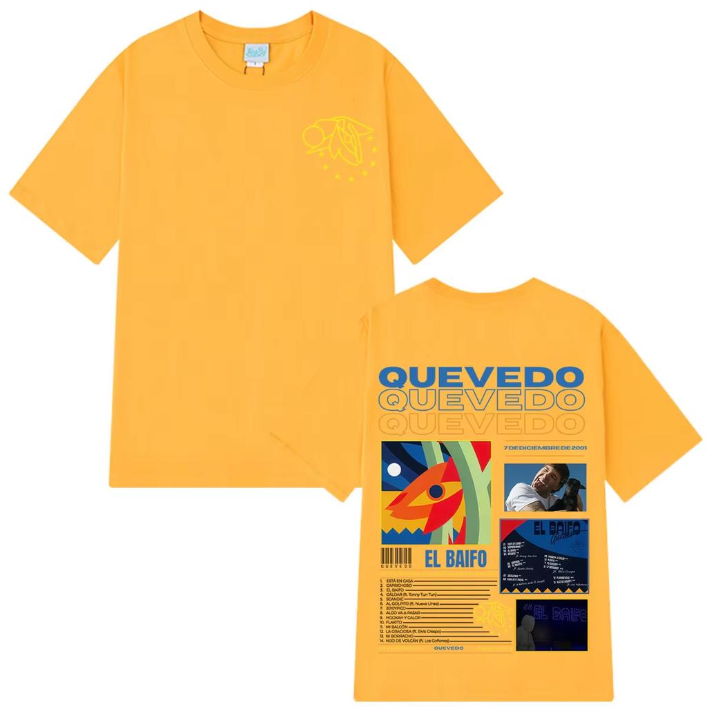 Quevedo El Baifo Tour Concert Graphic Print Unisex Women And Men T-shirt