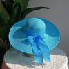 Summer straw hat 2025 large brim outdoor sun protection sun hat travel vacation foldable beach hat  sombrero para sol mujer