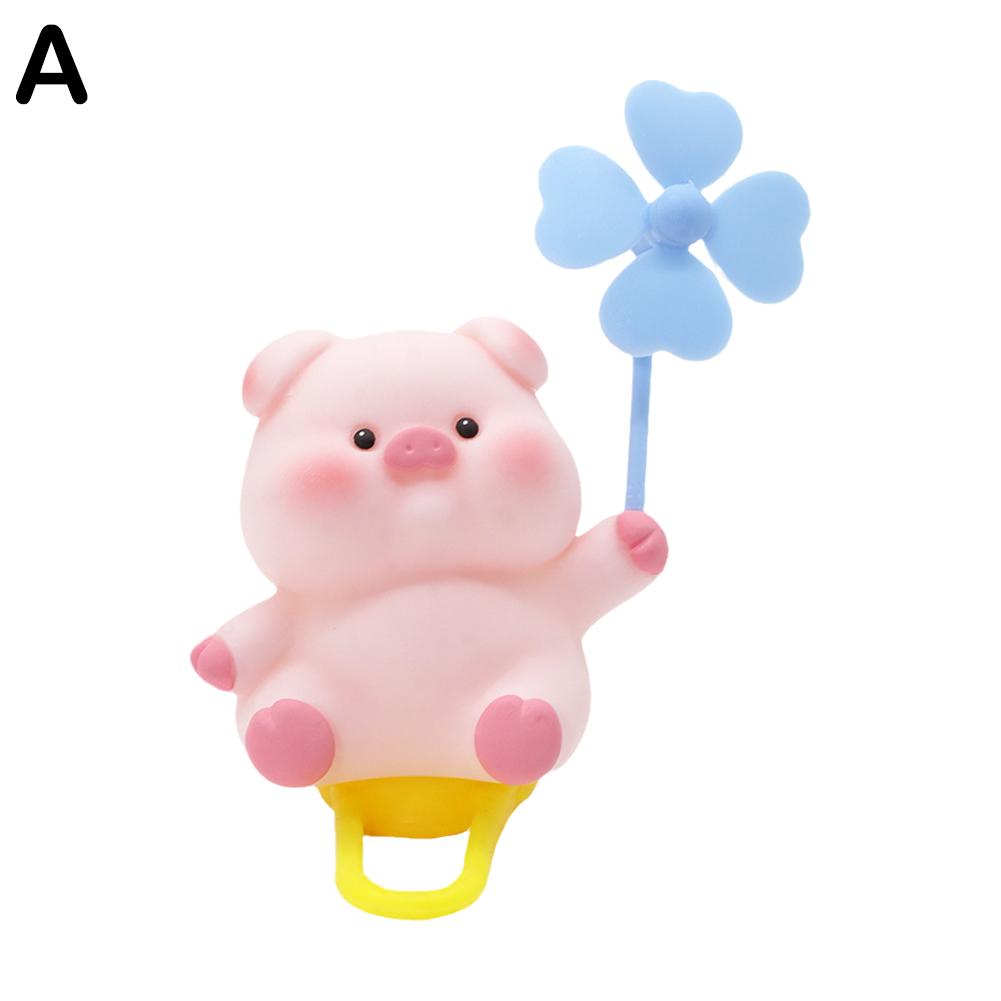 Bike Handlebar Decorations Novelty PVC Bike Decoration With Stretchable Strap Motorcycle Accessories For Electromobile Road Bike