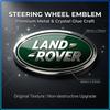 1 Pezzo ABS Coprivolante Auto Stemmino Centrale Emblema Adesivo Per Land Rover Freelander 2 L2 L319 L462 LF Range Sport Evoque L322 Discovery 2 3 4 5