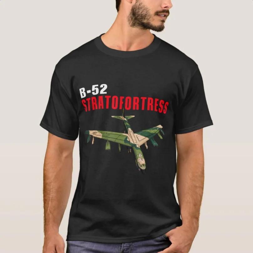 American Military Aviation B52 Stratofortress Bomber TShirt New 100 Cotton ONeck Short Sleeve Casual Mens Tshirt Size S3XL S
