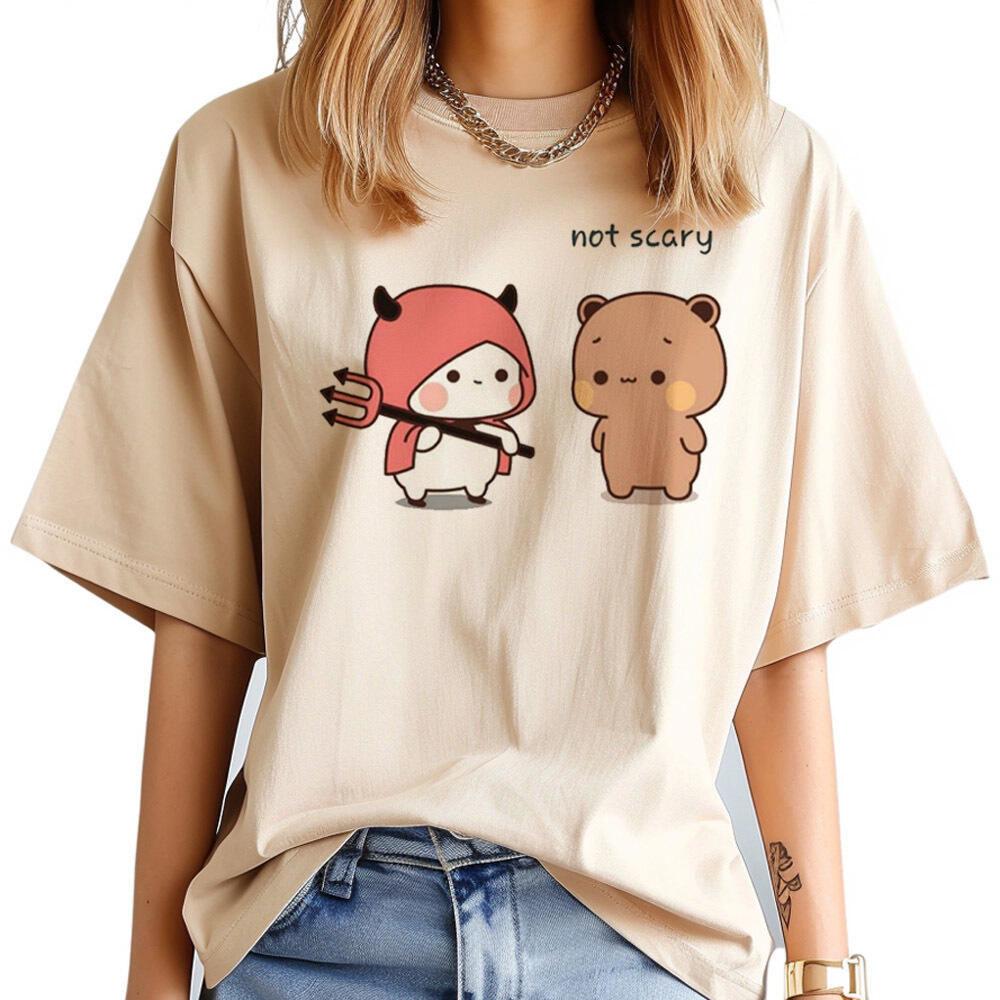Bubu Dudu t shirt Women kawaii 80s Y2k Classic graphic tshirt anime Vintage streetwear hip hop University Comfortable