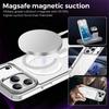 Luxury Anti-Yellow Strong Magnetic Case for iPhone 17 Pro Max Air 16 15 14 13 12 11 Magsafe Shockproof Wireless Charging Cover