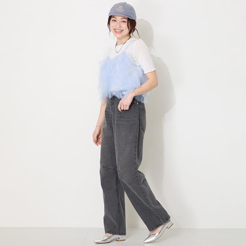 pointed low 3cm 55105 cm [Oriental Traffic] Pumps, toe, V-cut, office, commuting, neat, basic, heel, heel, women's, SILVER, 21.5