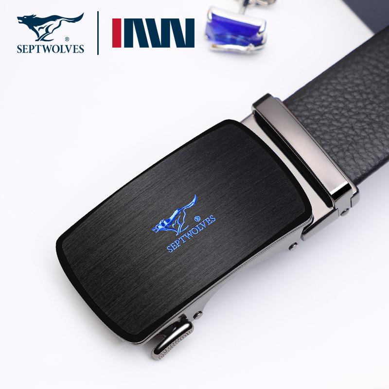 Новый Мужской Ремень Высококачественный Ремень с Автоматической Пряжкой Ремень из Коровьей Кожи Первого Сорта Подарочный Ремень Новый Горячий 110cm