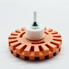 4 Zoll 100mm Zahnradförmiges Klebstoffentfernungsrad Pneumatischer Klebstoff-Farbentferner GummiDisc