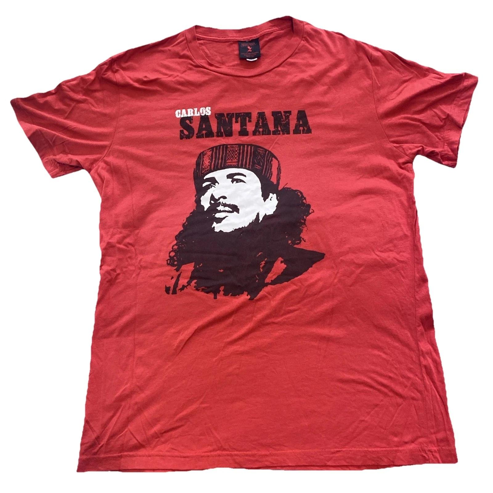 Carlos Santana Red 2006 VINTAGE XL Official Merchandise T-Shirt S