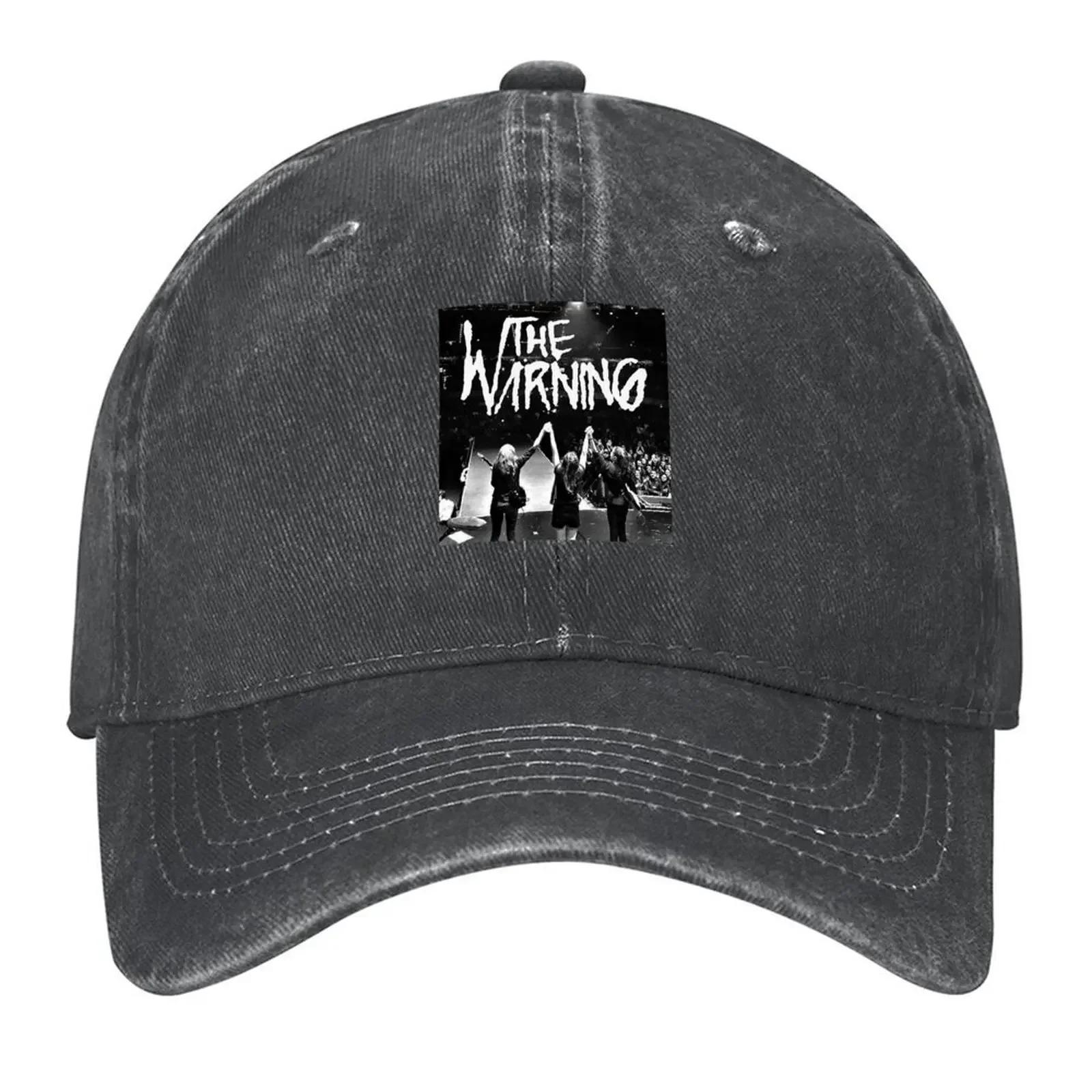 

The Warning - Mexican rock band Baseball Cap Luxury Brand Winter hat Funny hats Trucker Cap Sun Hats For Women Men s промывают черный