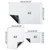 PET Magnetic Whiteboard A3/A4/A5 Refrigerator Magnet Portable Dry Erase White Board  School
