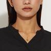 Lala Christie Drop Necklace Top for Men and 18K Gold Women, (lp103-0004-yg)