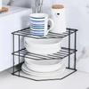 1PCS Corner Kitchen Spice Rack Portable No  Punch Desktop Food  And Miscellaneous Storage Rack Suitable For Kitchen And Bathroom