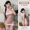Domila Sexy Lingerie Retro Jacquard Sexy Classical Cheongsam Uniform Temptation Pajamas Hot Passion Suit
