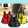 Universal Kayak Fishing Life Jacket Adult Aid With Adjustable Belt And Buoyancy Foam