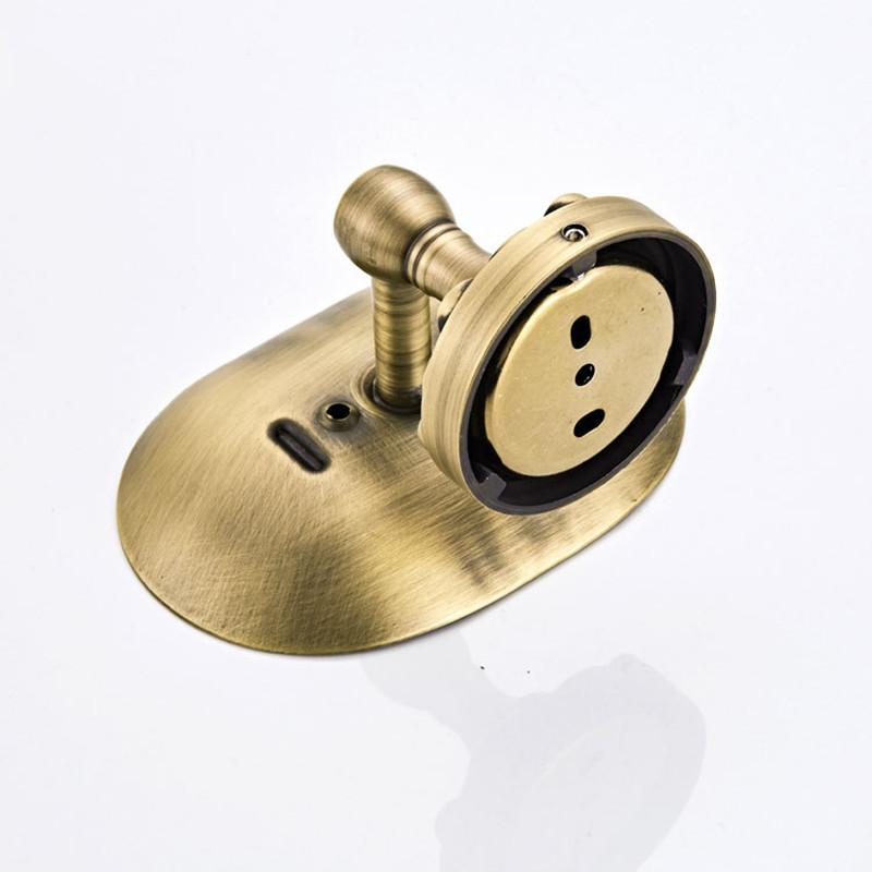 Bathroom Accessories Soap Dish Embossed Brass Soap Bar Holder Hotel Soap Holder Ronze Flower Chassis Antique Technology