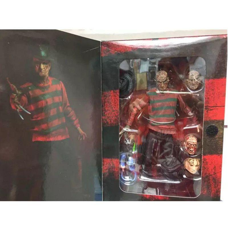 Ultimate Freddy Krueger 7" Action Figure Premium Nightmare On Elm Street Collectible
