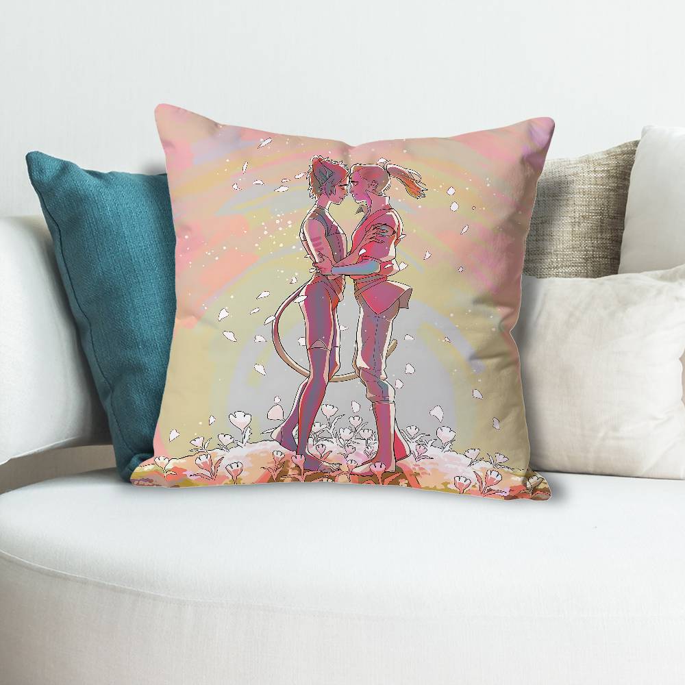 CCatradora SShera Pillow Cases for Bedroom Living Room Sofa Home Decor Polyester Cushion Cover with Zipper