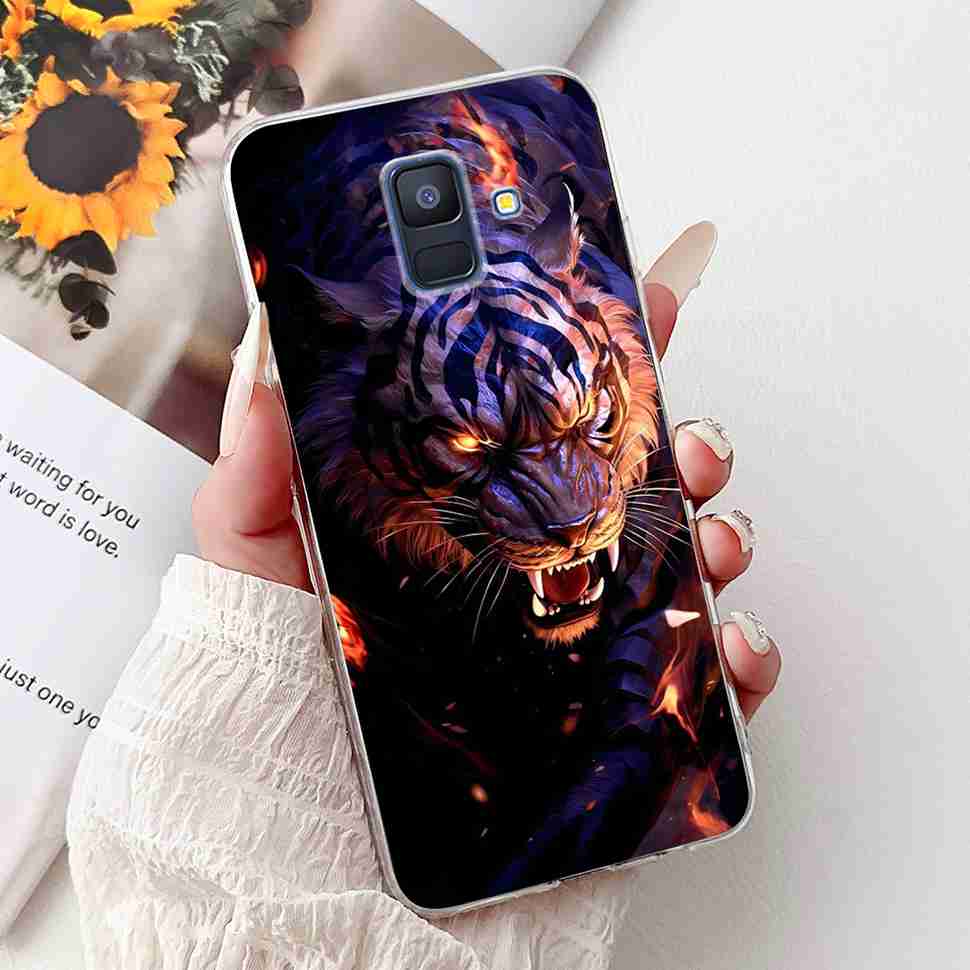 For Samsung Galaxy A6 2018 5.6" Case SM-A600F Soft Silicone TPU Cover For Samsung a6 A6 2018 SM-A600FN New Butterfly Phone Cases