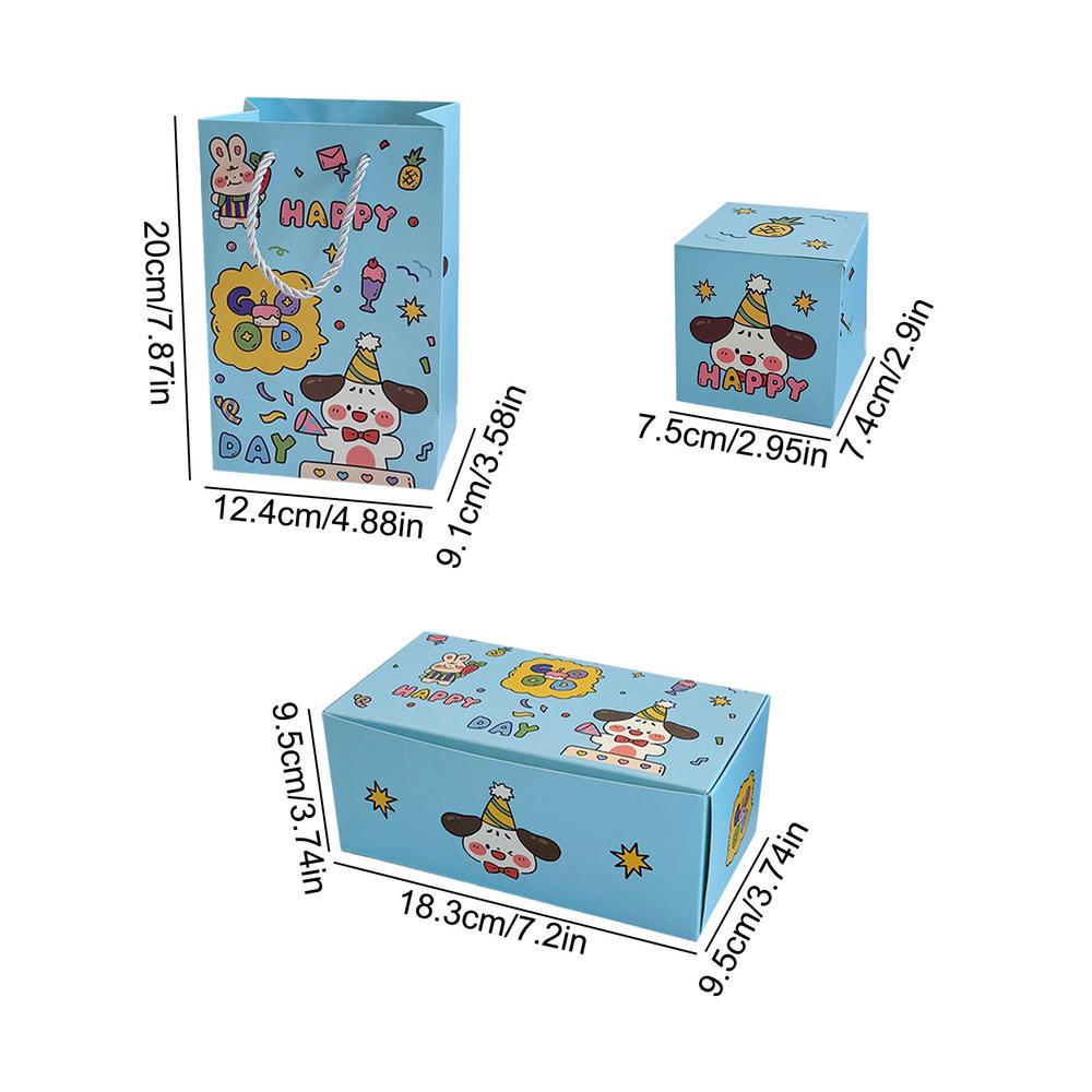 

12 шт. креативная всплывающая коробка, коробка-сюрприз для праздничной вечеринки, складная коробка, отскакивающая коробка, многоразовая игрушка-сюрприз для домашней праздничной вечеринки Other синий