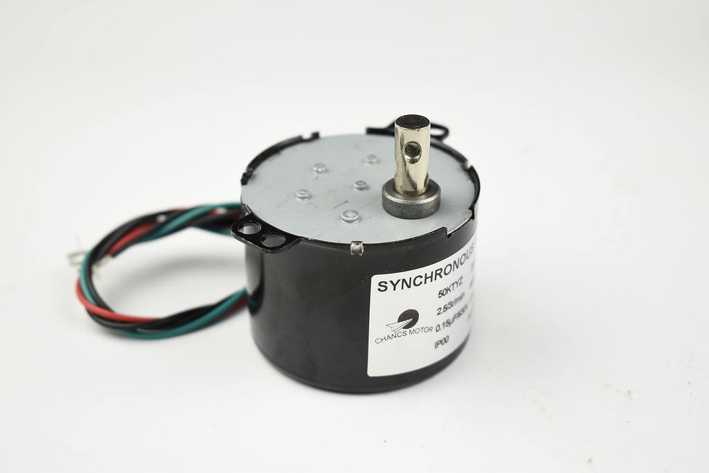 CHANCS 50KTYZ Synchronous Geared Motor AC 110V Speed 20-24RPM Torque 3.5Kg.cm 6W Power