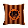 Cuscino Quadrato in Poliestere con Stampa di Stregone a Tema Halloween Decorazione per Divano Soggiorno Casa