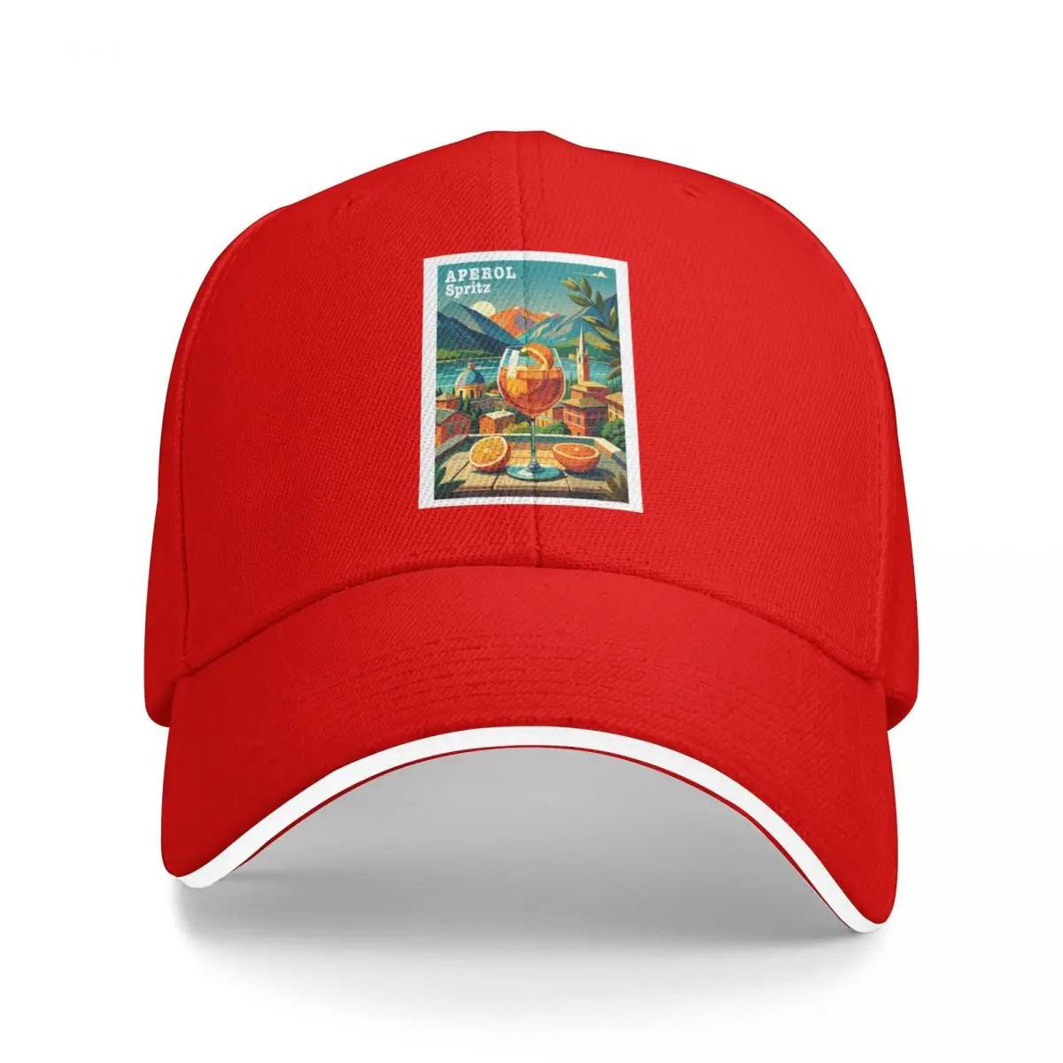 Aperol Spritz poster Baseball Cap Hat Man Luxury Designer  Golf  Womens Beach Mens