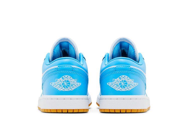 Jordan 1 Low White Gum Light Brown Dark Powder Blue (Women's)