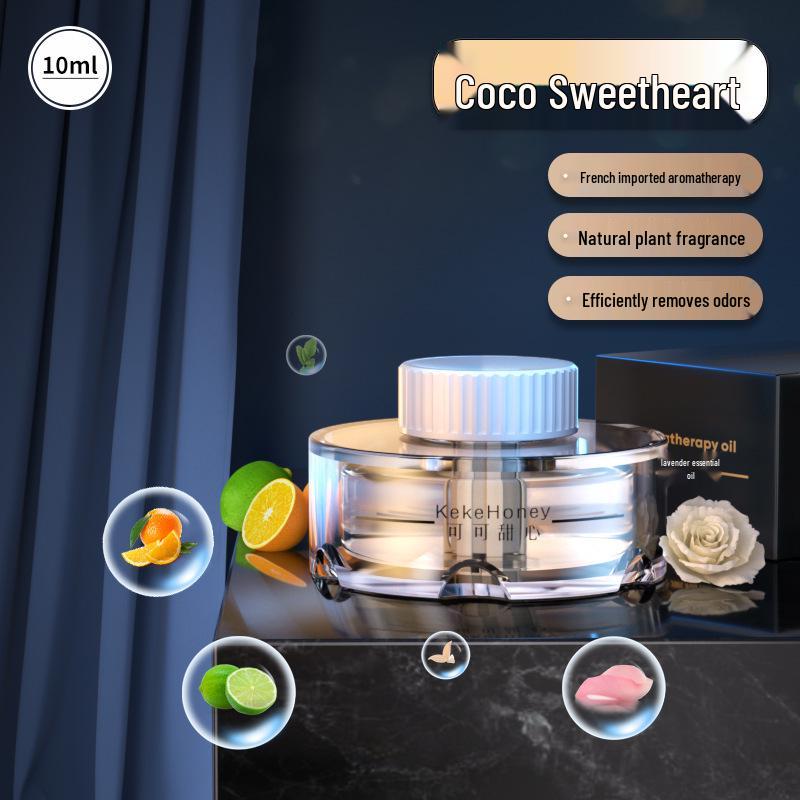 Car Aroma Diffuser & Perfume Atmosphere Light with Parking Number Plate V868S