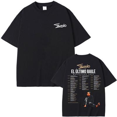 Vzácné tričko Rapper Trueno El Ultimo Balie World Tour 2024 Pánské Dámské Módní Hip Hop Oversized Trička Pánská Bavlněná Trička