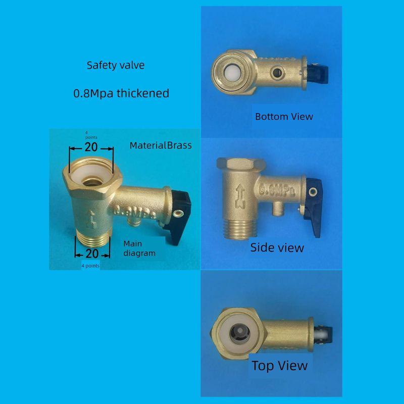 Water Heater Pressure Limiting Valve Relief Pressure Valve Decompression Inlet Pipe Valve New Product Promotion Outlet Drain Pipe Safety Valve
